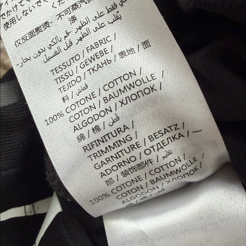 McQ by Alexander McQueen Black, Gray and White Short Sleeve Tee - Picture 4 of 7